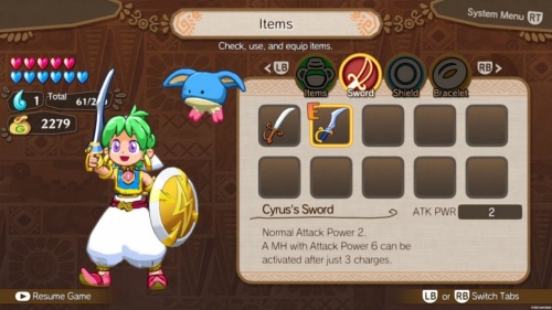 Wonder Boy: Asha in Monster World (SLG)[PLAYSTATION 4]