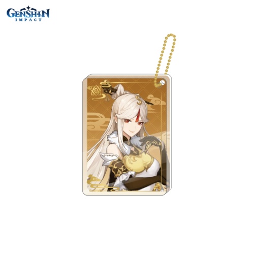 Брелок акриловый Characters Acrylic Block Strap Ningguang[ПОДАРКИ]