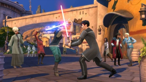 The Sims 4 (RUS) + Star Wars: Journey to Batuu Bundle (ENG)[PLAYSTATION 4]
